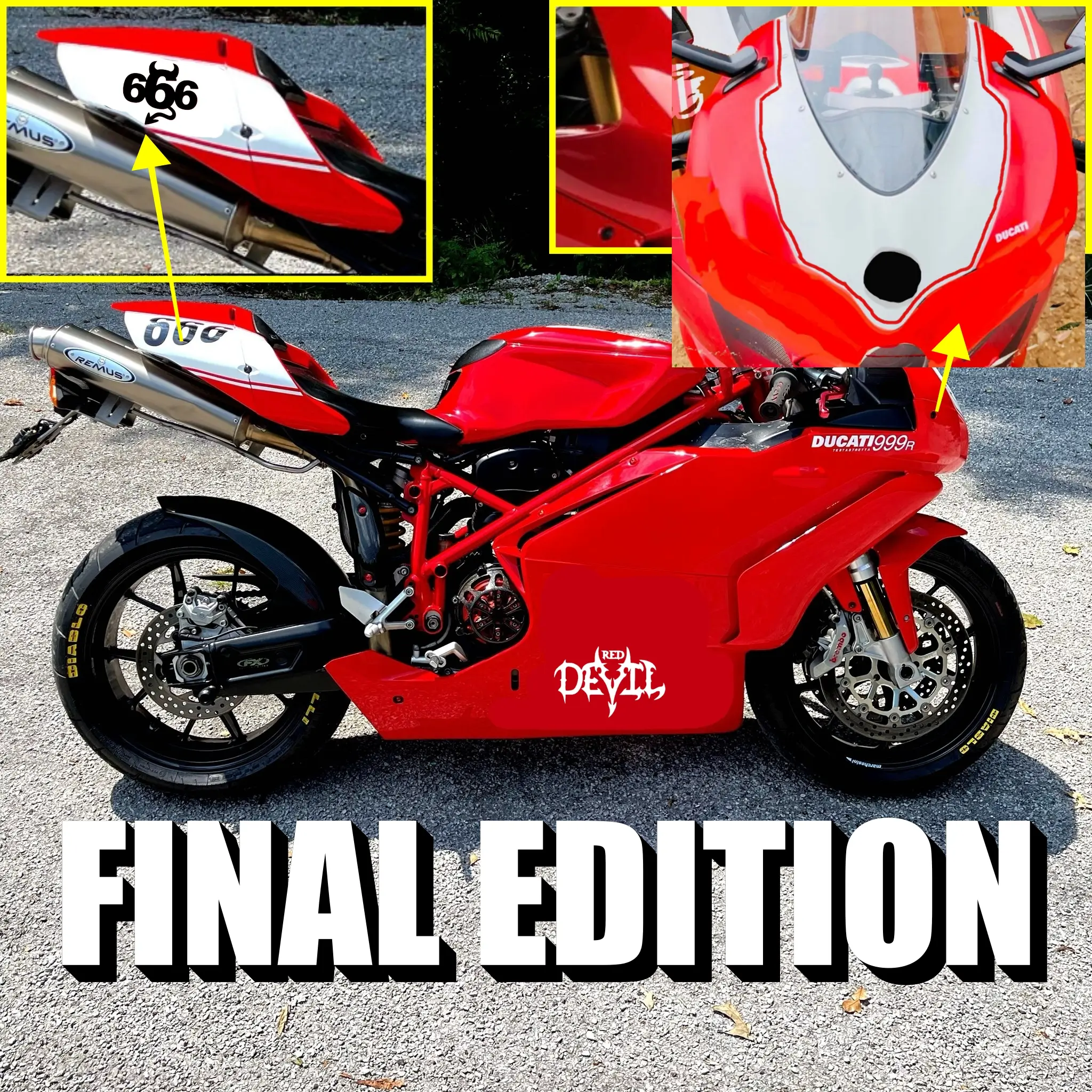 2006 Ducati 999r Red Devil Fairing 0