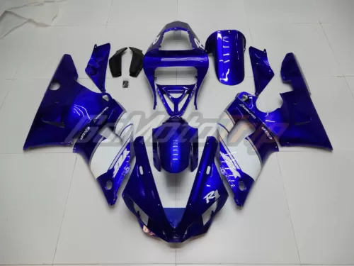 2000 2001 Yamaha Yzf R1 Blue Fairing Kit 1