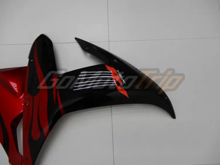 2002-2003-Yamaha-YZF-R1-Black-Red-Flame-Fairing-11