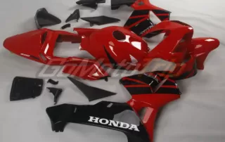 2003-2004-Honda-CBR600RR-Black-Red-DIY-Fairing-4