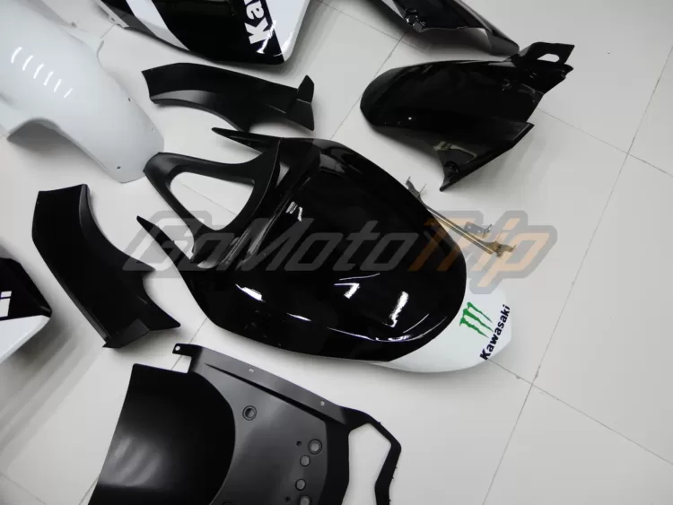2003 2004 Kawasaki Ninja Zx 6r White Zx Rr 2009 Motogp Livery Fairing Kit 12