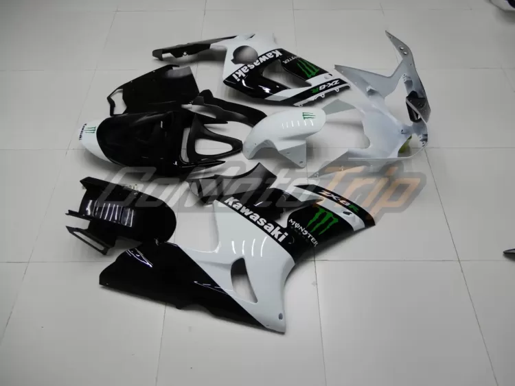 2003 2004 Kawasaki Ninja Zx 6r White Zx Rr 2009 Motogp Livery Fairing Kit 5