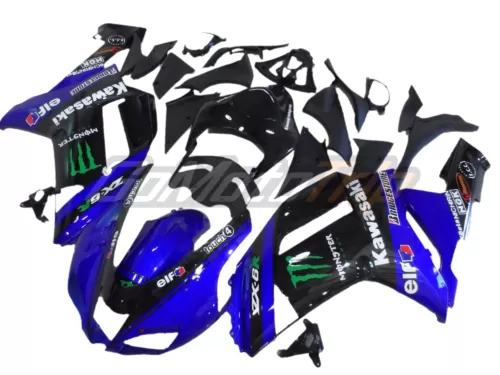 2007-2008-Kawasaki-Ninja-ZX-6R-Blue-ZX-RR-2009-MotoGP-Livery-Fairing-GS