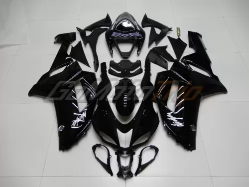 2008 Kawasaki Ninja Zx 6r Black Fairing 1