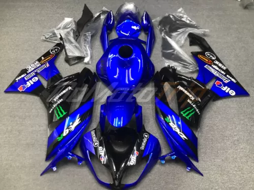 2009 2012 Kawasaki Ninja Zx 6r Blue Zx Rr 2009 Motogp Livery Fairing Kit 1