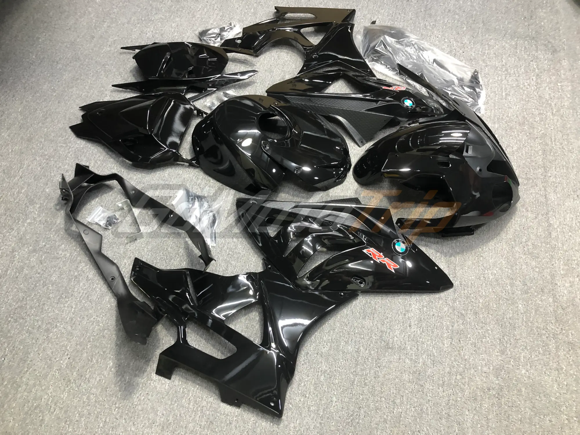 2009 2014 Bmw S1000rr Black Fairing 3