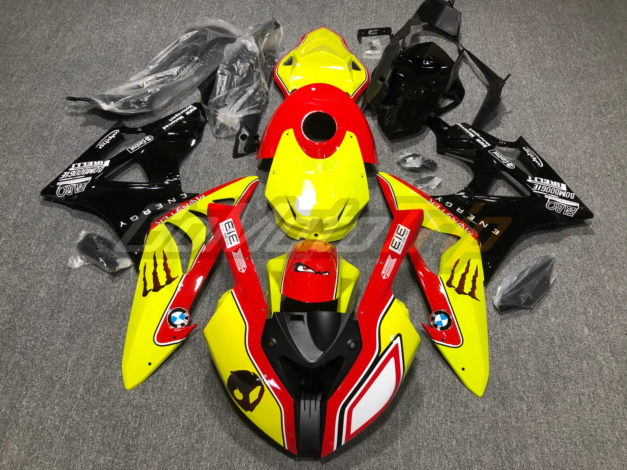 Best 2009-2014 BMW S1000RR Monster Race Fairing - GoMotoTrip