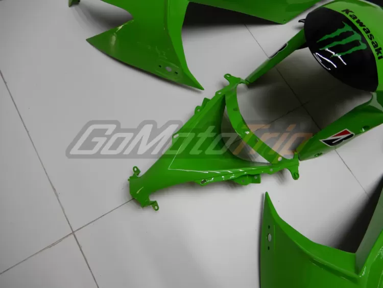 2010 Kawasaki Ninja Zx 10r Lime Green Fairing 7