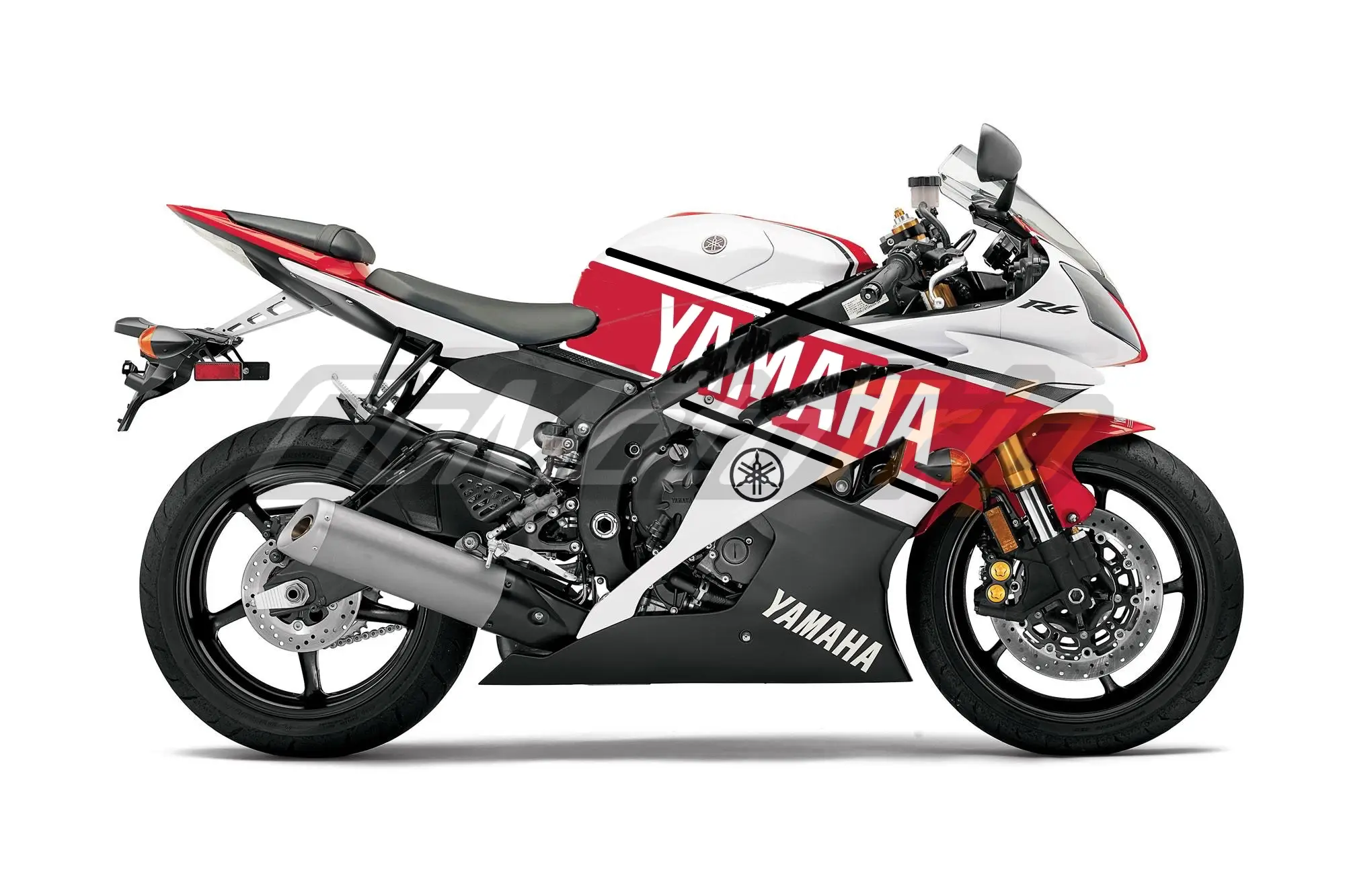2012 Yamaha YZF-R6 WGP 50th Anniversary Custom Fairing 7