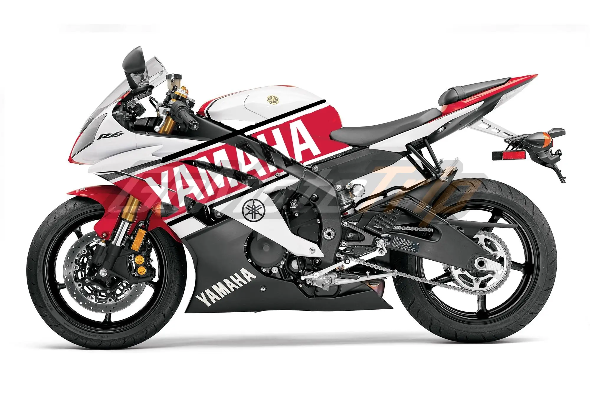 2012 Yamaha YZF-R6 WGP 50th Anniversary Custom Fairing 8