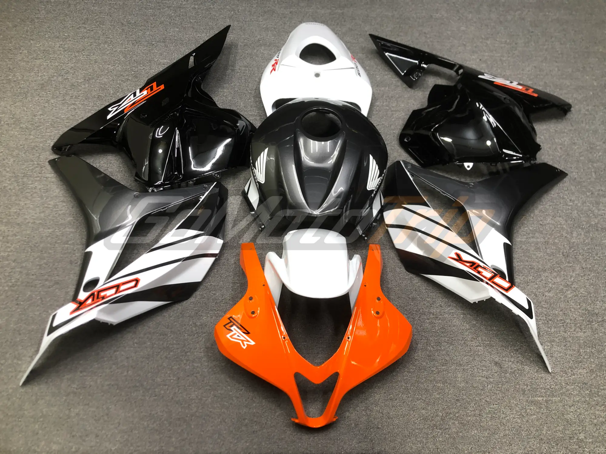 thumbnail image 2 of NT Fairing Orange Repsol Plastic Body Kit For Honda CBR600RR 2009-2012 – Full Set 2 of 4