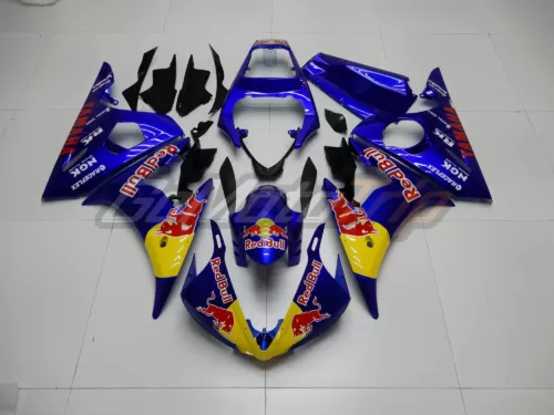 2003 2005 Yamaha Yzf R6 Red Bull Fairing Kit 1