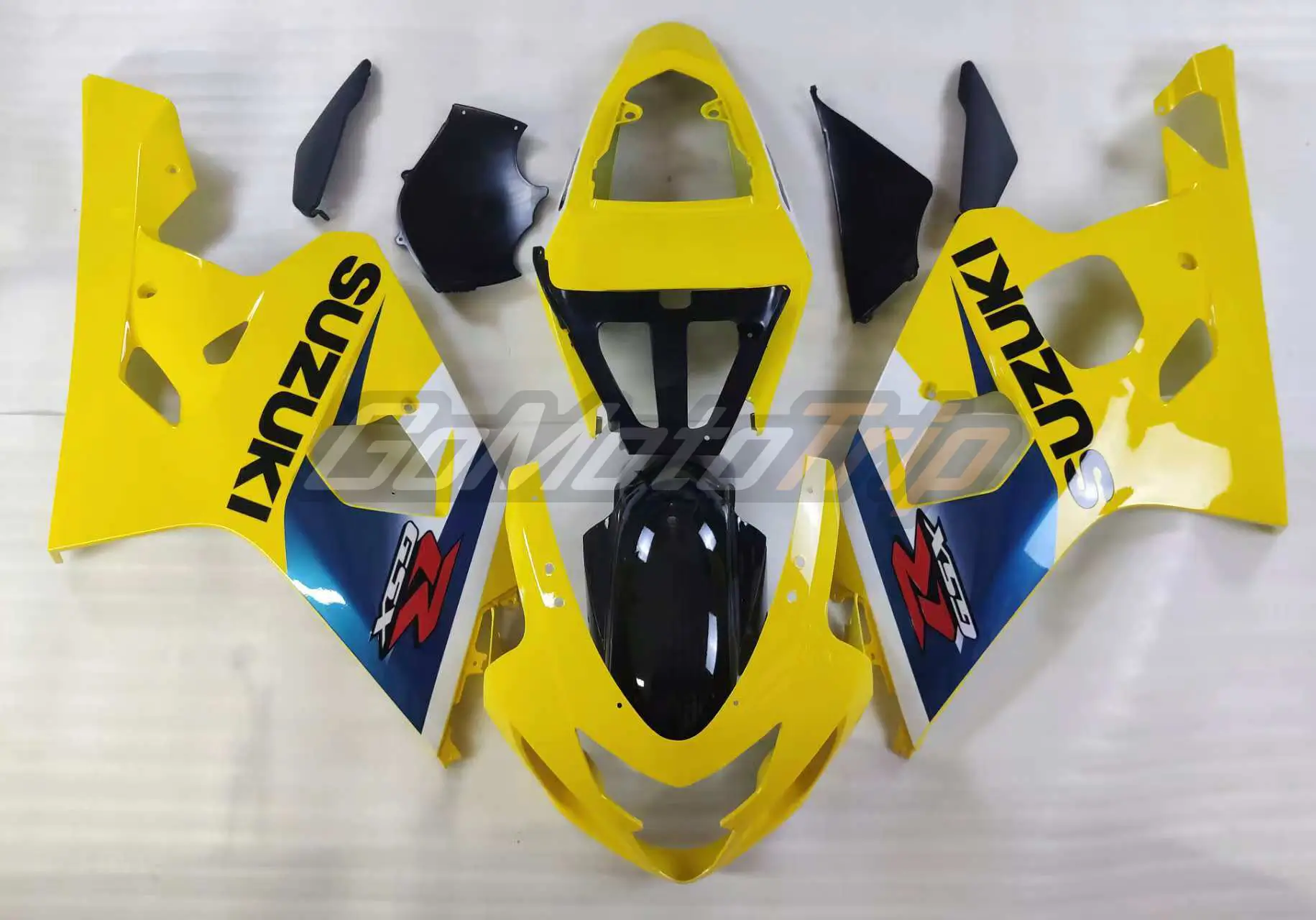2004-2005 Suzuki GSX-R600 Yellow Fairing 1