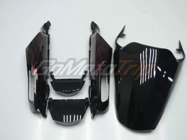 2006-2011-Kawasaki-Ninja-ZX-14R-Black-Red-Flame-Fairing-17