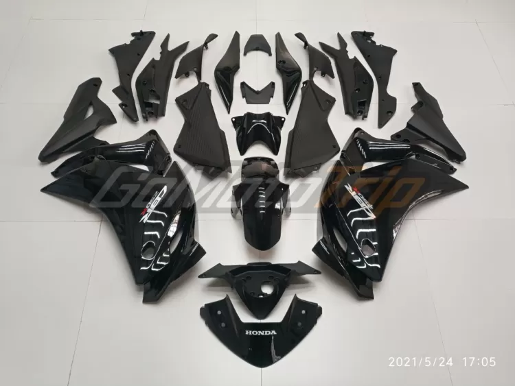 2011 2015 Honda Cbr250r Black Fairing