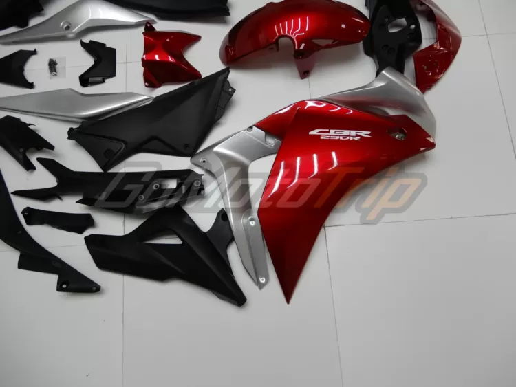 2011 Honda Cbr250r Red Fairing Kit 12