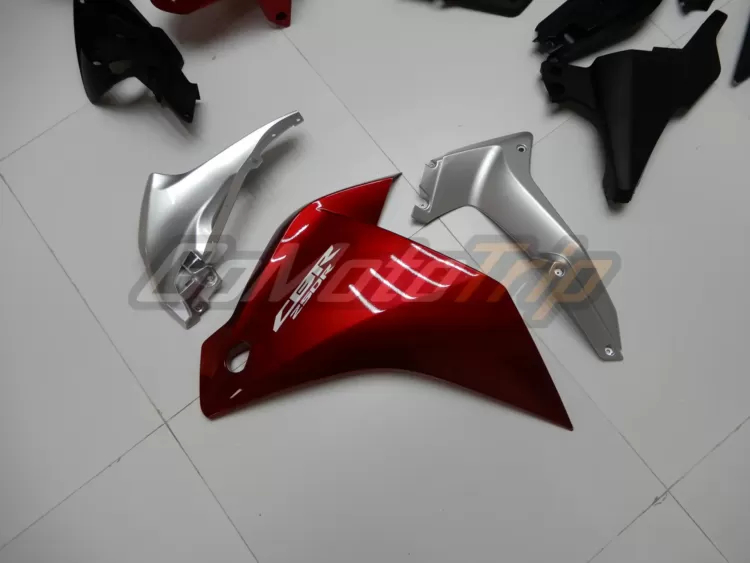 2011 Honda Cbr250r Red Fairing Kit 13