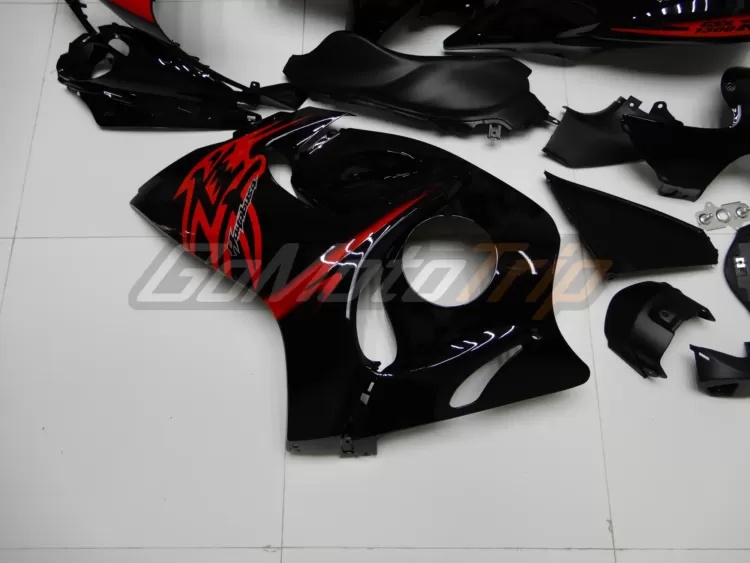 2011 Suzuki Hayabusa Black Fairing Kit 11