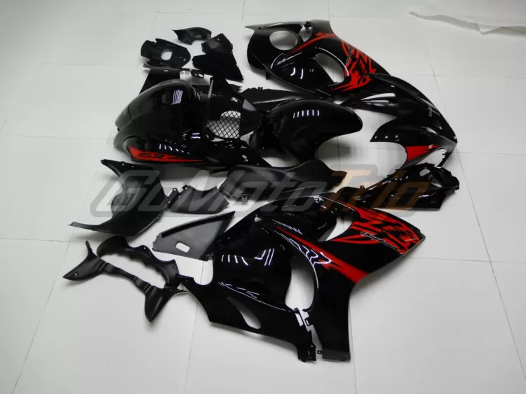 2011 Suzuki Hayabusa Black Fairing Kit 5