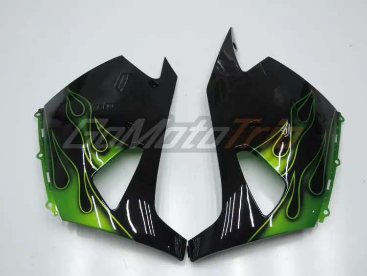 2012 Kawasaki Ninja Zx 14r Lime Green Fairing 11