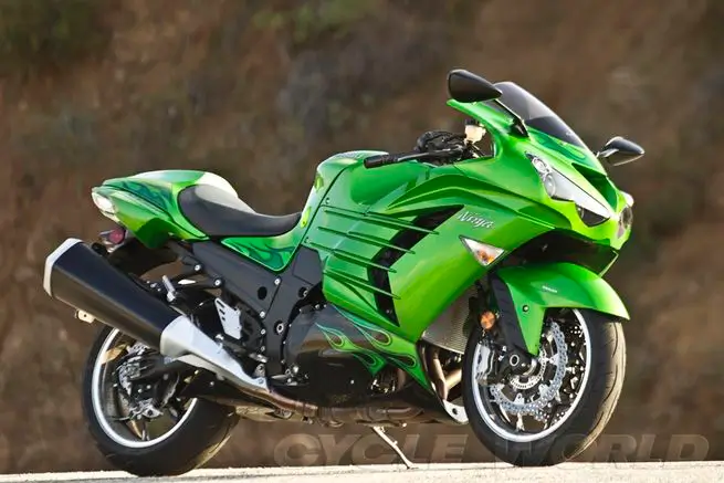 2012 Kawasaki Ninja Zx 14r Lime Green