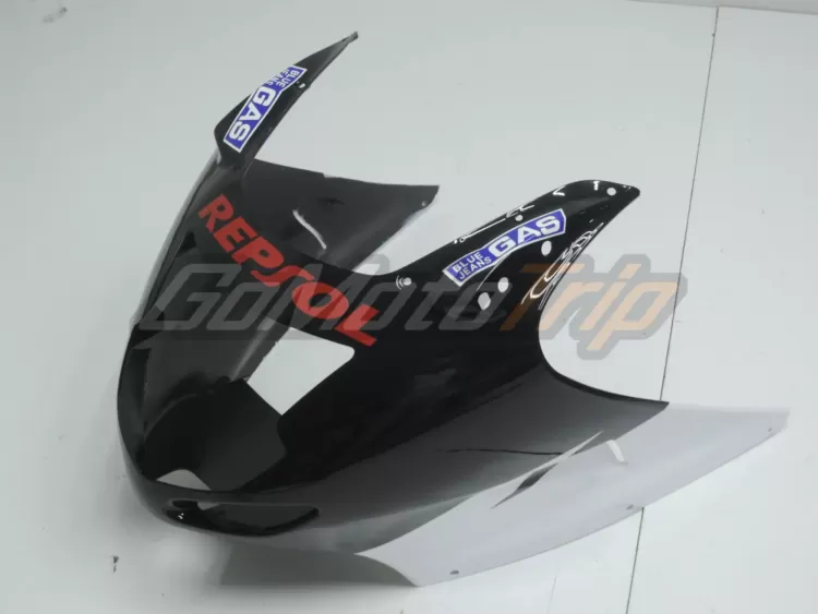 Cbr1100xx Blackbird Black White Repsol Fairing 9