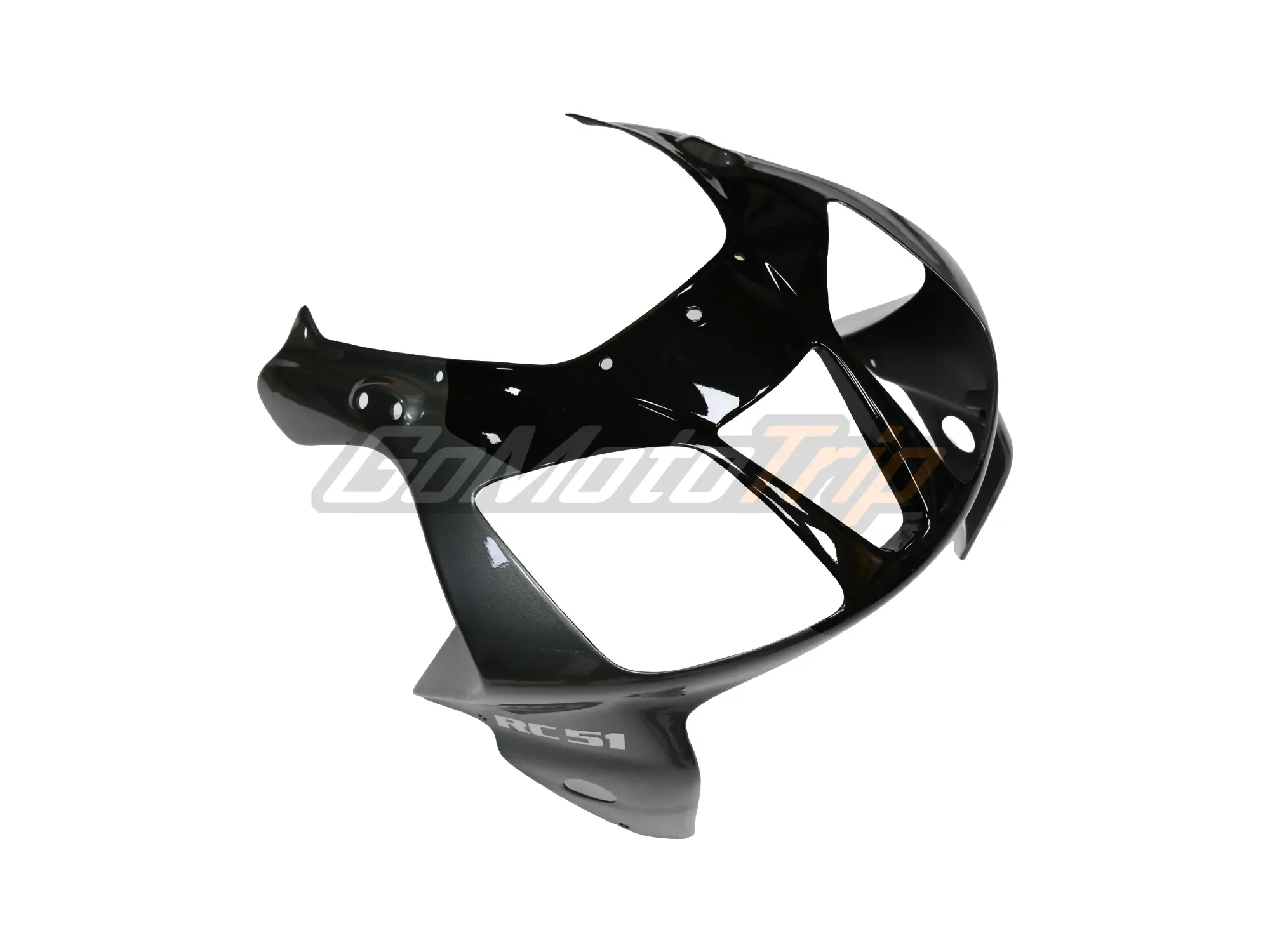 Honda Rc51 Rvt1000R Black Silver Fairing 5 - Gomototrip Honda RC51 RVT1000R Black Silver Fairing 5