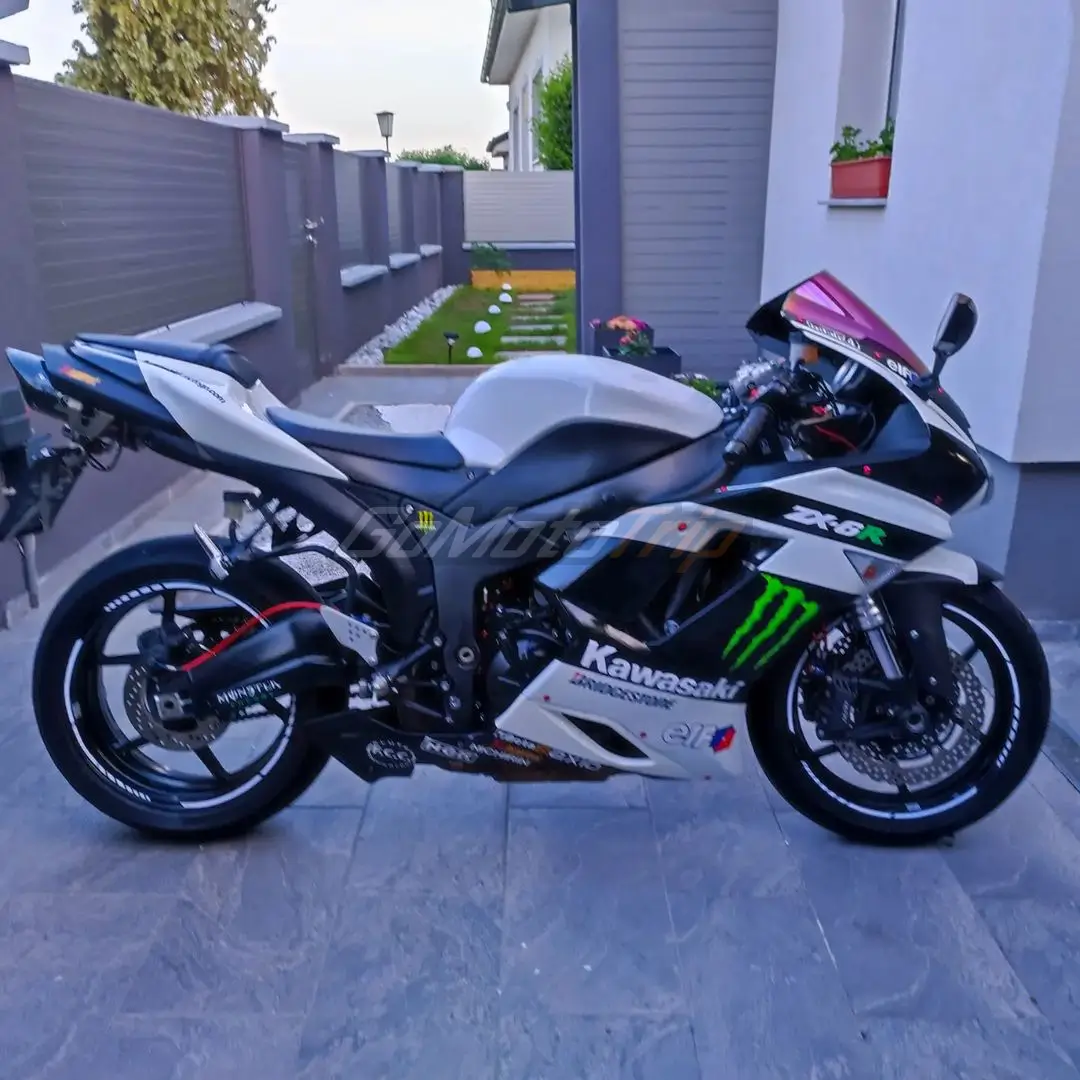 Rider Review 139271 Danijela 2007 2008 Zx 6r White Zx Rr 2009 Motogp Livery Fairing 1