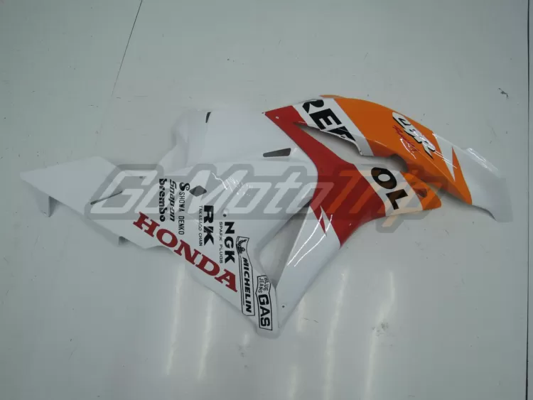 2009-2012-Honda-CBR600RR-White-REPSOL-Fairing-16