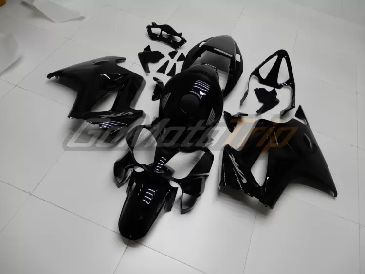 2002 2013 Honda Vfr800 Black Fairing Kit 2