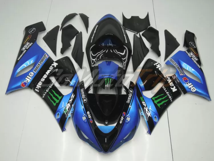 2005-2006-Kawasaki-Ninja-ZX-6R-Blue-ZX-RR-2009-MotoGP-Livery-Fairing-1