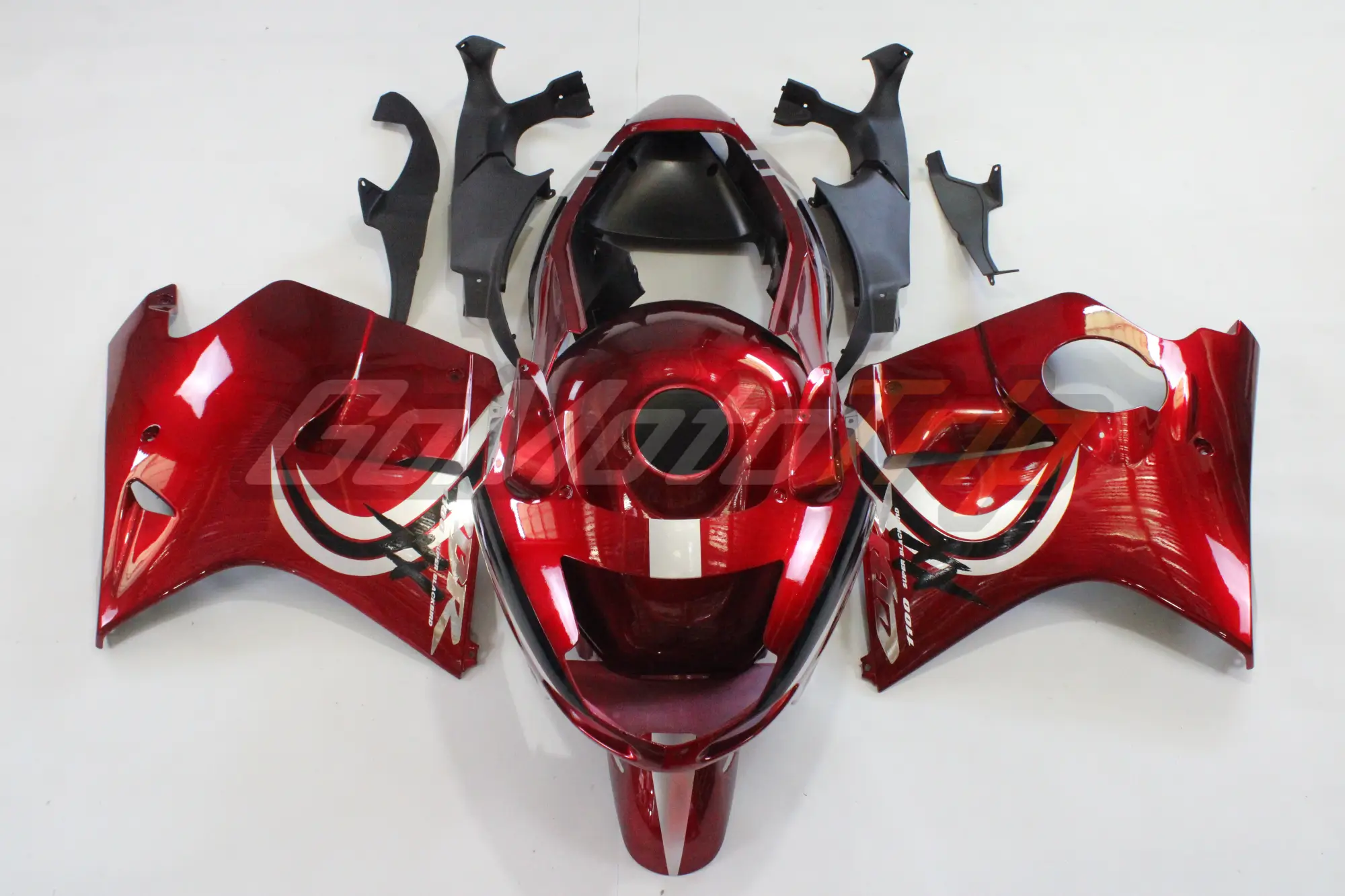 Cbr1100xx Blackbird Candy Red Fairing Kit 1 1