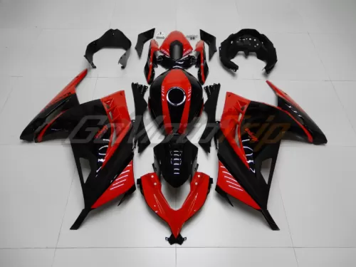 Kawasaki Ninja 300 Black Red Fairing 1