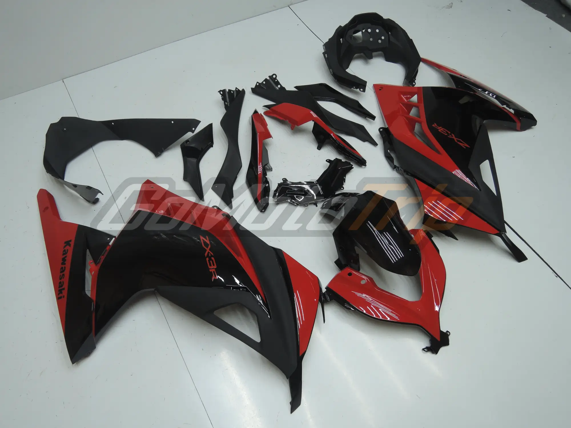 Kawasaki Ninja 300 Black Red Fairing2 3