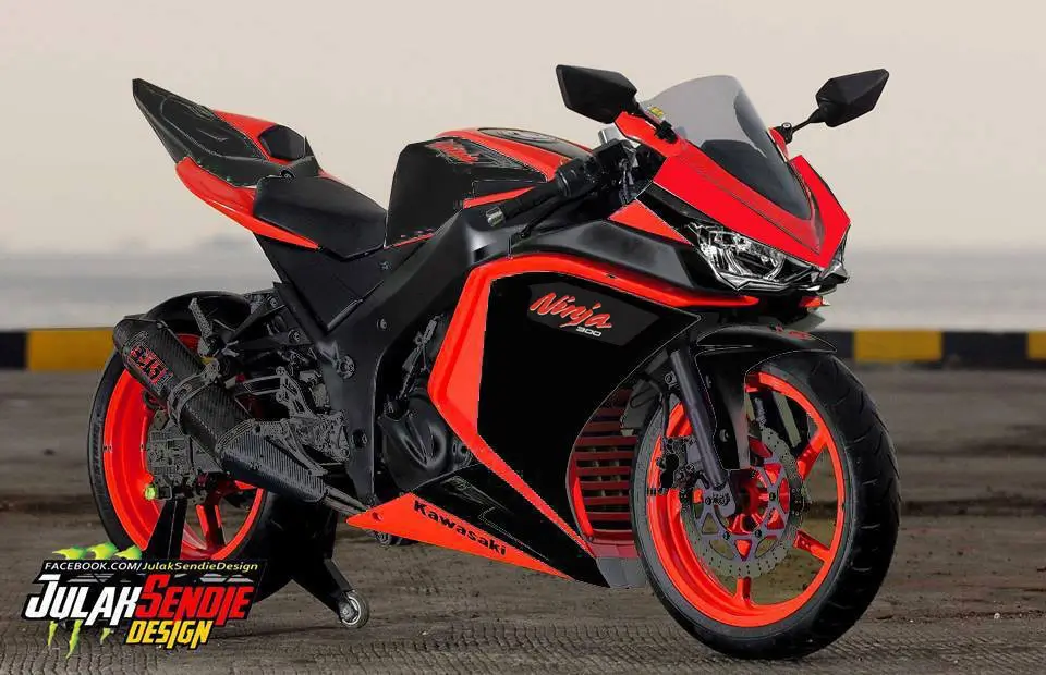 Kawasaki-Ninja-300-Black-Red