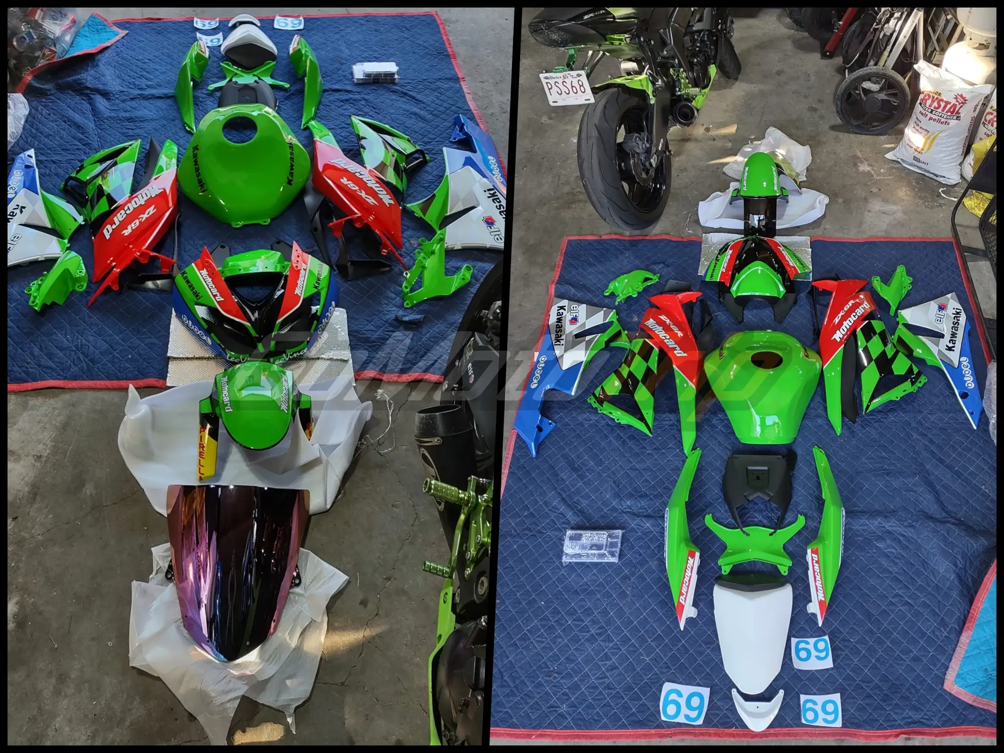 Rider Review 139185 Michael 2009 2012 Zx 6r Provec Motocard Wss Fairing 4