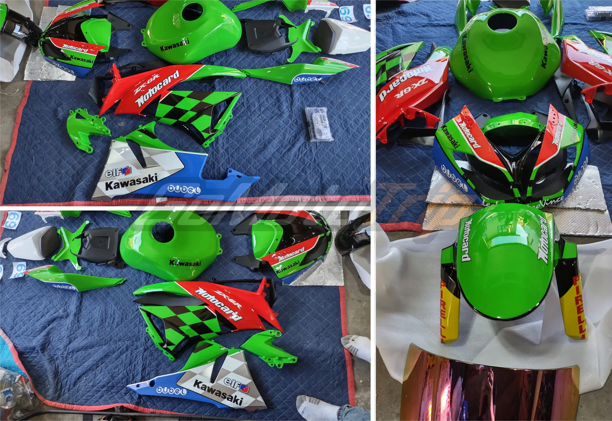 Rider Review 139185 Michael 2009 2012 Zx 6r Provec Motocard Wss Fairing 5