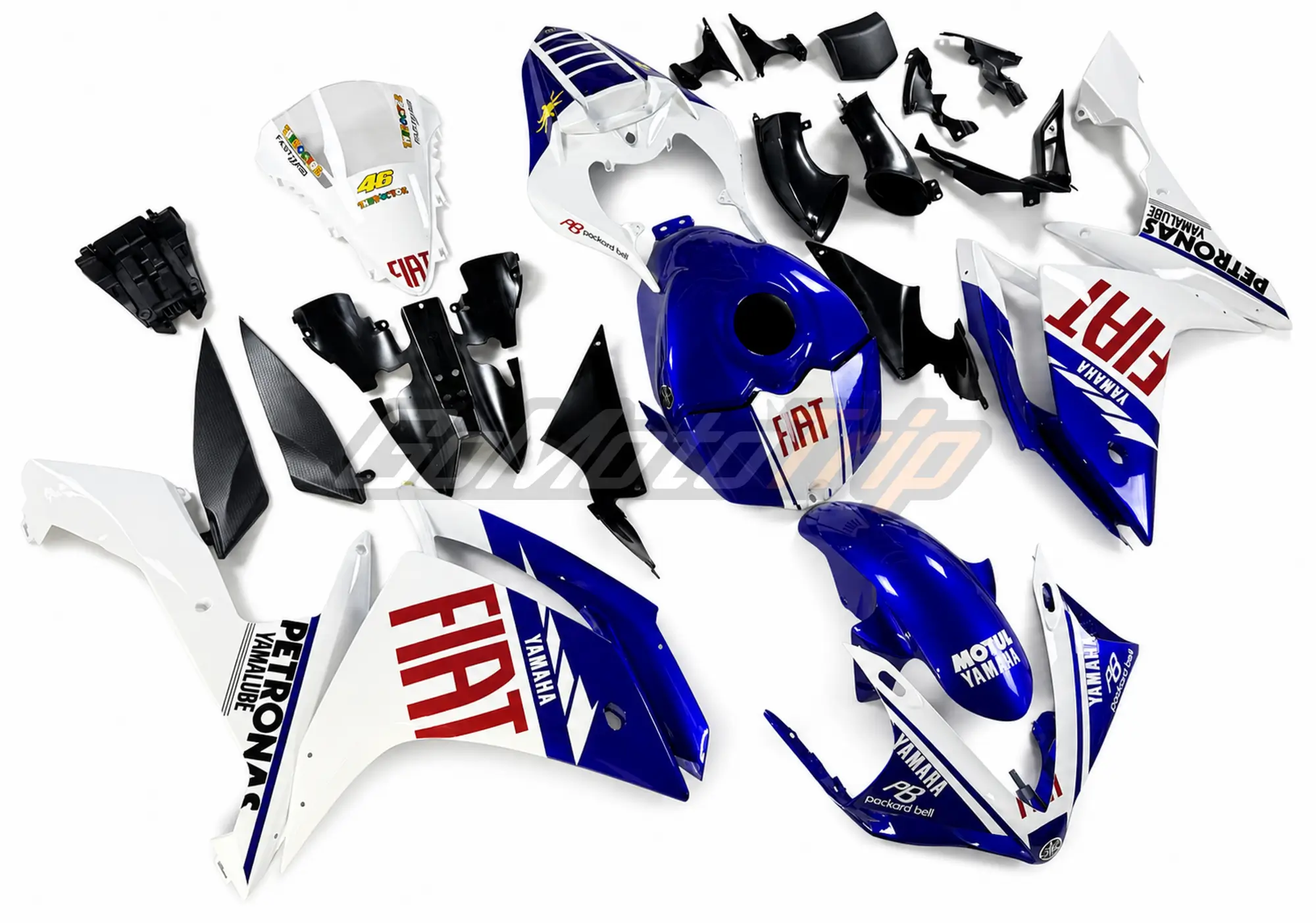 2007 2008 Yamaha R1 Yzr M1 2010 Motogp Livery Fairing 3 - Gomototrip 2007-2008 Yamaha R1 YZR-M1 2010 MotoGP Livery Fairing 3