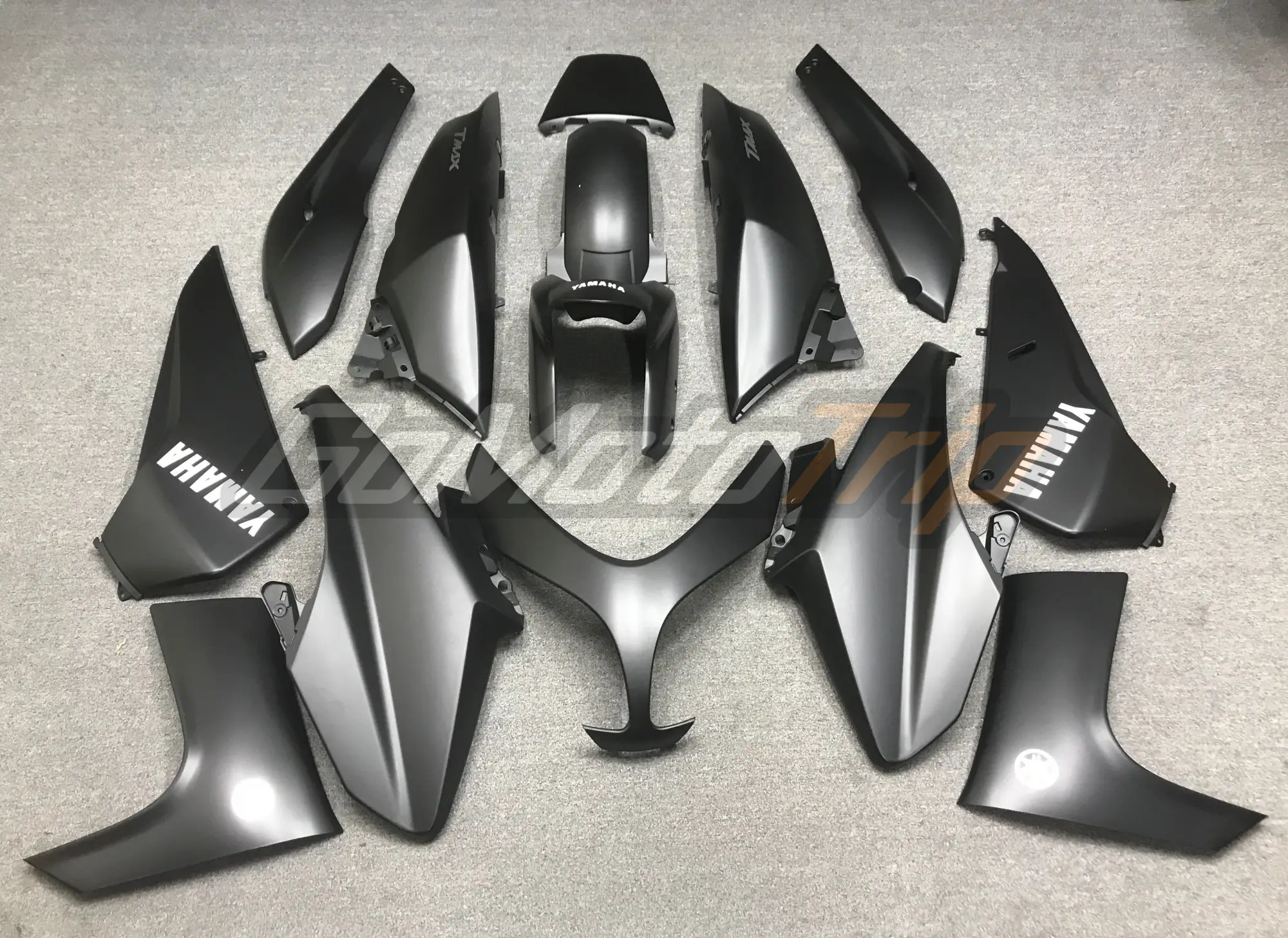 2008 2011 Yamaha Tmax 500 Black Fairing Kit 1
