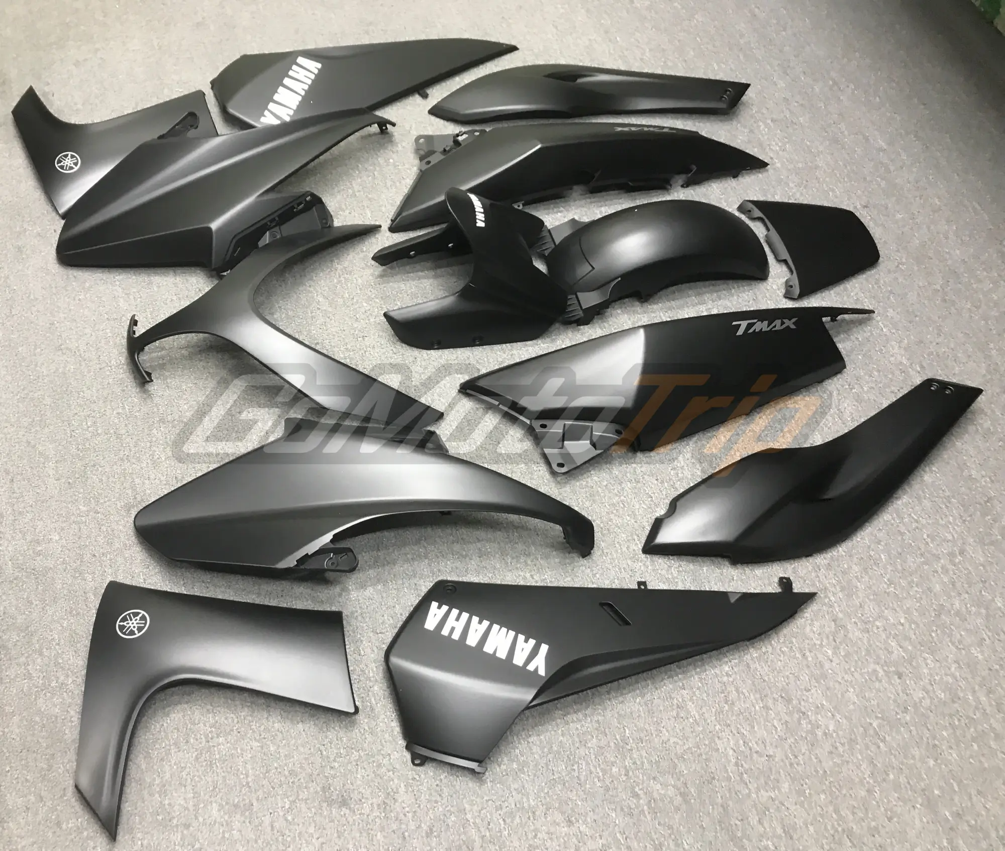 2008 2011 Yamaha Tmax 500 Black Fairing Kit 2