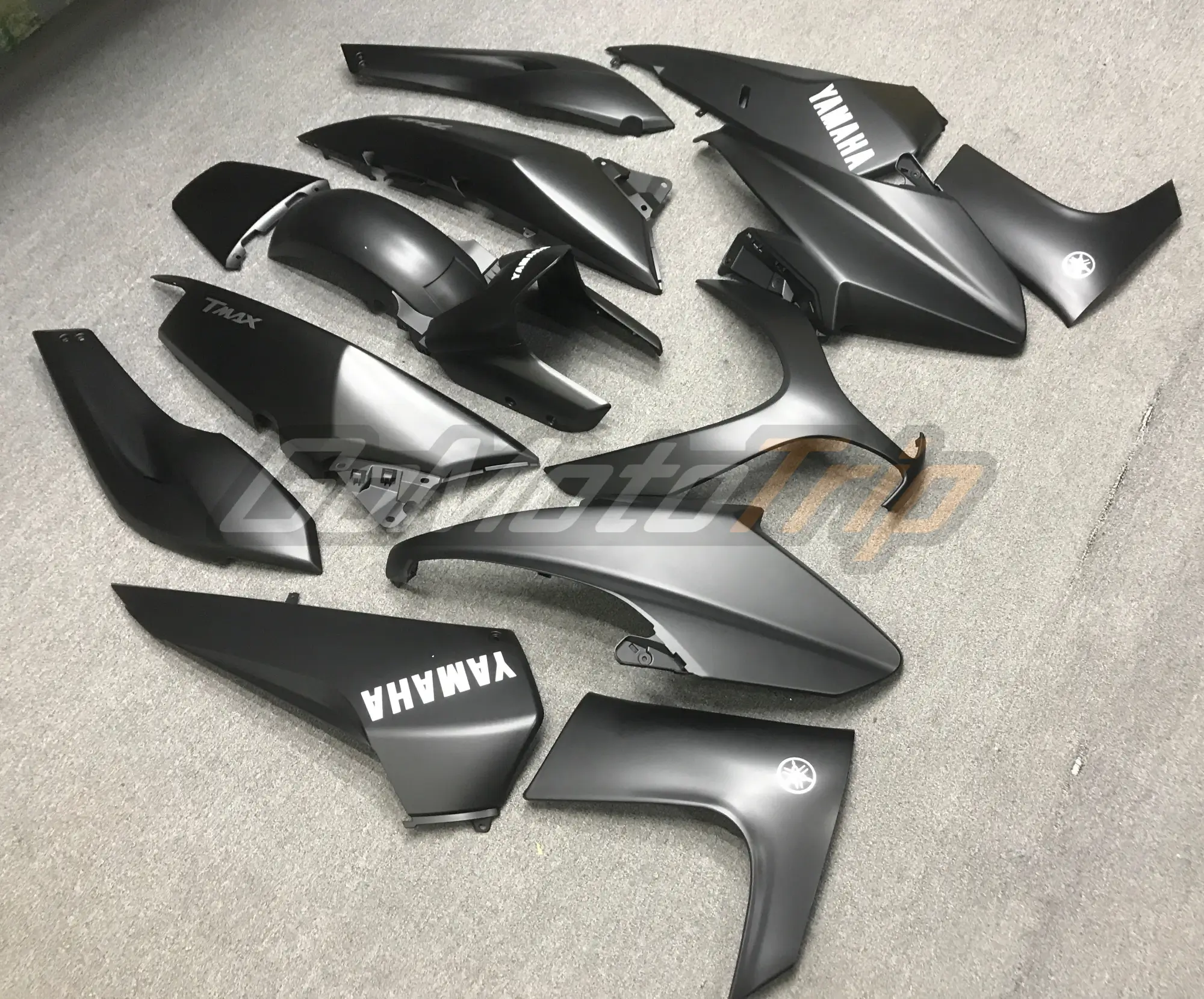 2008 2011 Yamaha Tmax 500 Black Fairing Kit 3