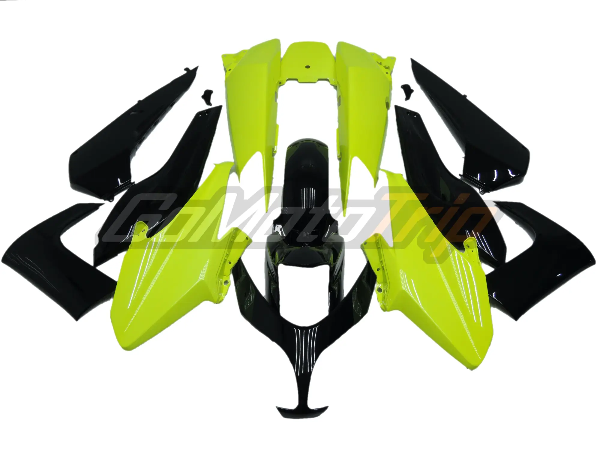 2008-2011-Yamaha-TMAX-500-Fluorescent-Yellow-Fairing-GS