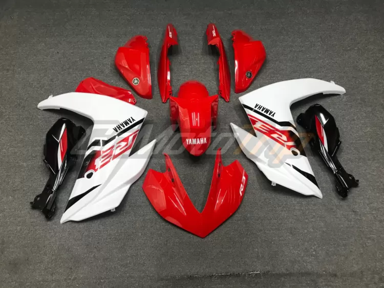2015 Yamaha Yzf R3 Rapid Red Fairing Kit 1