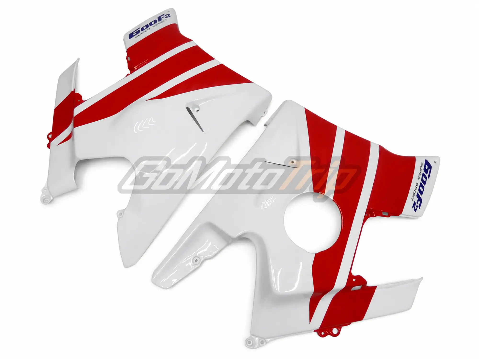 1991 1994 Honda Cbr600F2 Red White Fairing Kit 13 - Gomototrip 1991-1994 Honda CBR600F2 Red White Fairing Kit 13