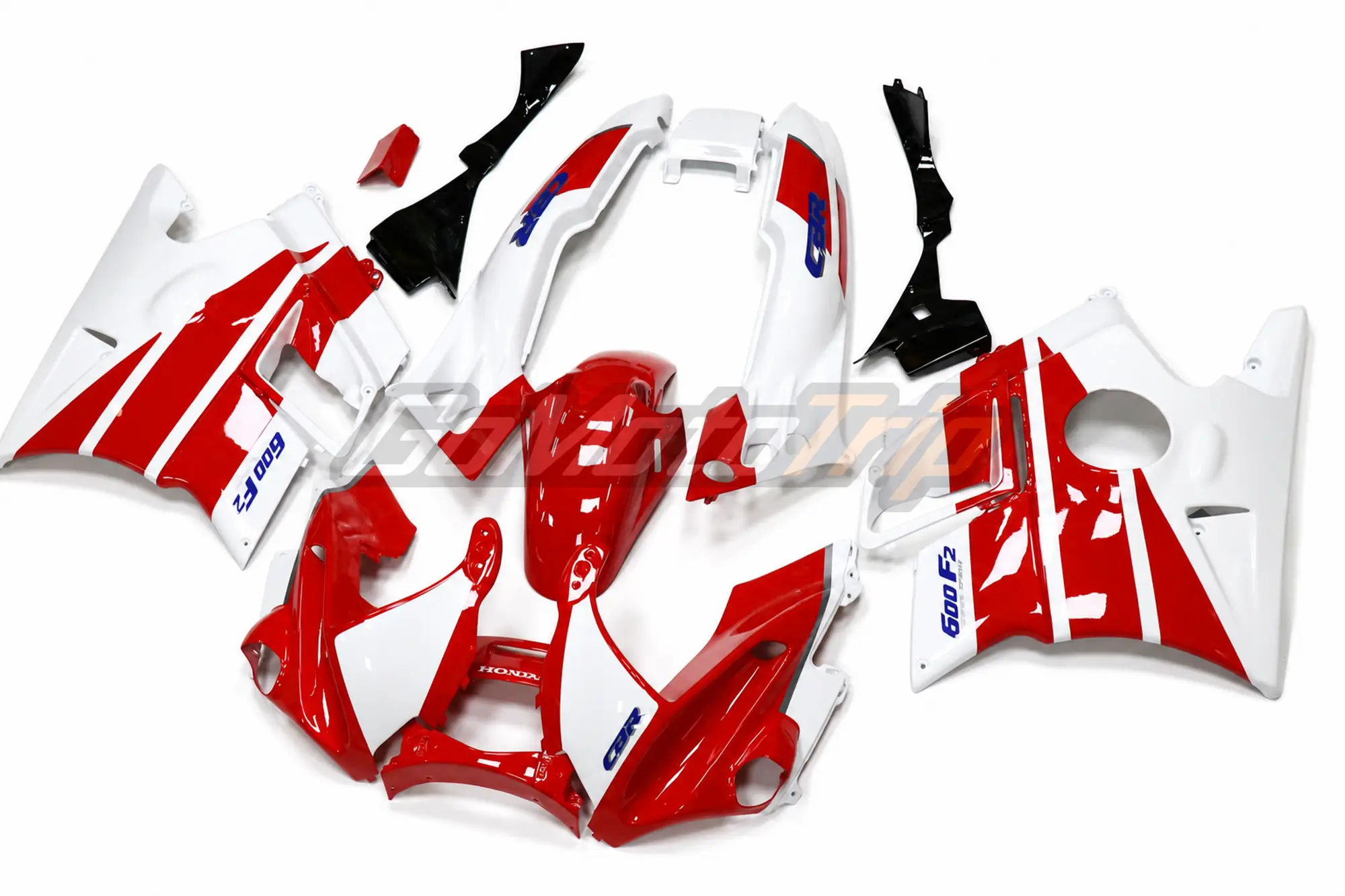 1991 1994 Honda Cbr600F2 Red White Fairing Kit 19 - Gomototrip 1991-1994 Honda CBR600F2 Red White Fairing Kit 19