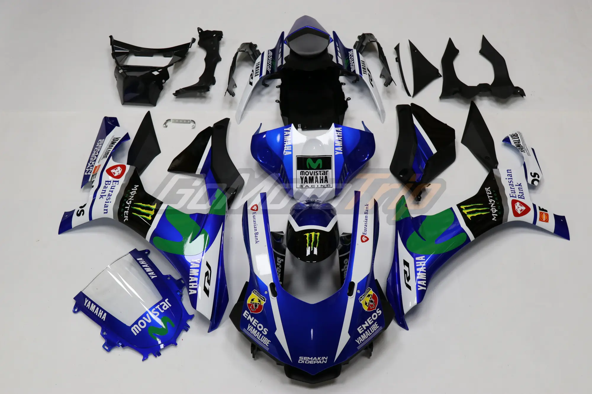 2015-2019 Yamaha R1 YZR-M1 2015 MotoGP Livery Fairing Kit 1