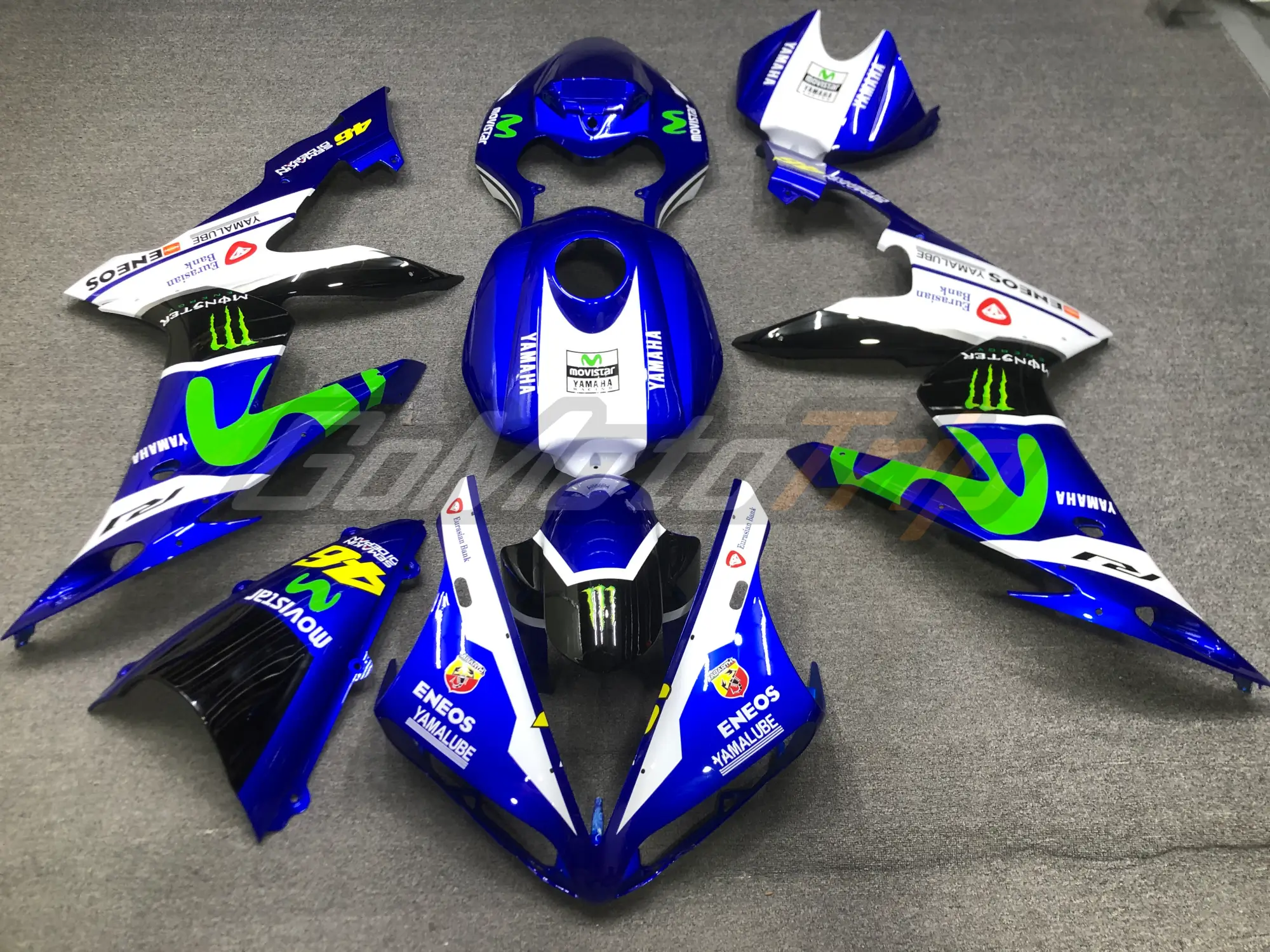 2004 2006 Yamaha R1 Yzr M1 2015 Motogp Livery Fairing Kit 14