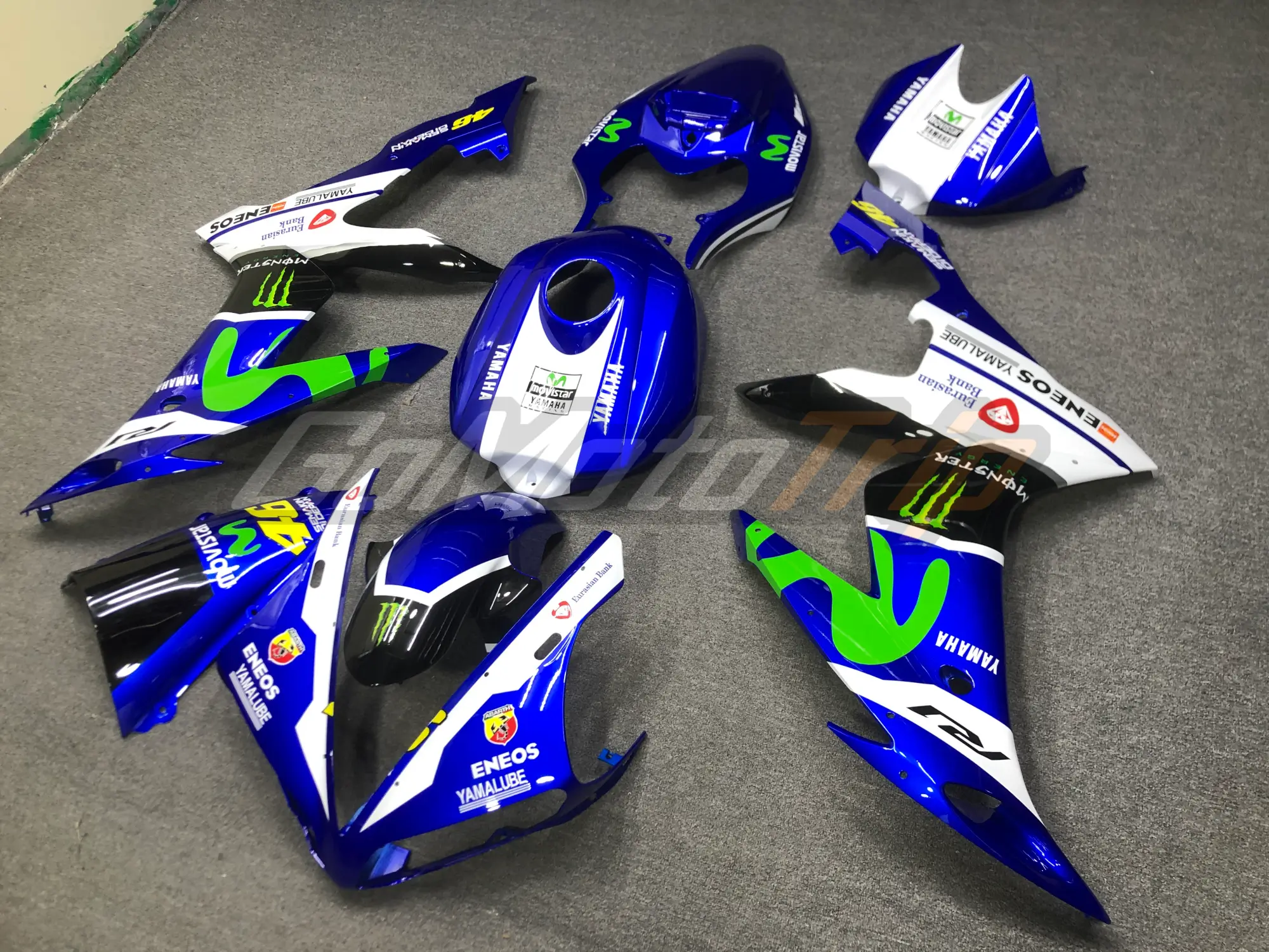 2004 2006 Yamaha R1 Yzr M1 2015 Motogp Livery Fairing Kit 15