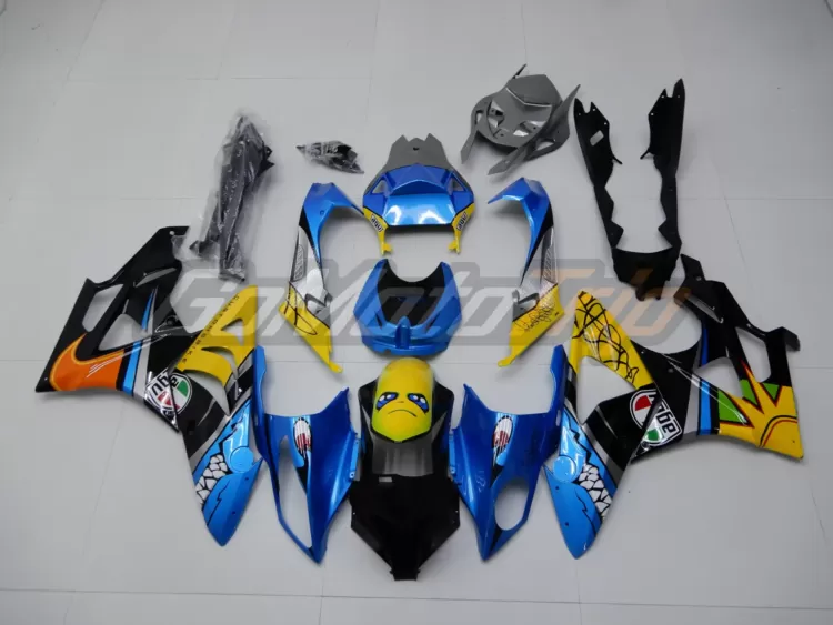 2009 2014 Bmw S1000rr Valentino Rossi Shark Bike Fairing Kit 1