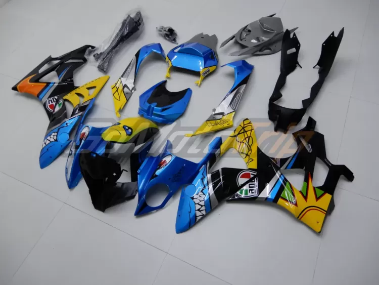 2009 2014 Bmw S1000rr Valentino Rossi Shark Bike Fairing Kit 2